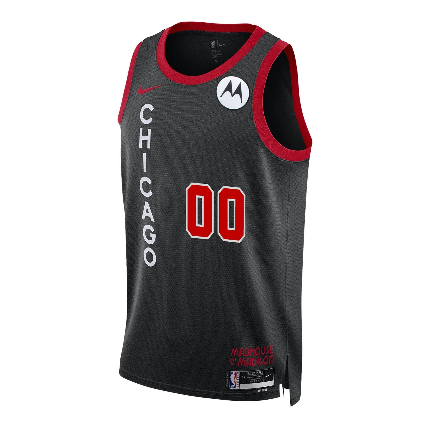 2023-24 CHICAGO BULLS PERSONALIZED CITY EDITION SWINGMAN JERSEY Quick Drying