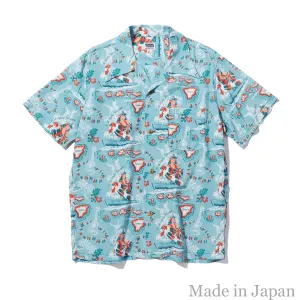 25S-HAWAIIAN NAVY Waffle Weave Runway Inspired