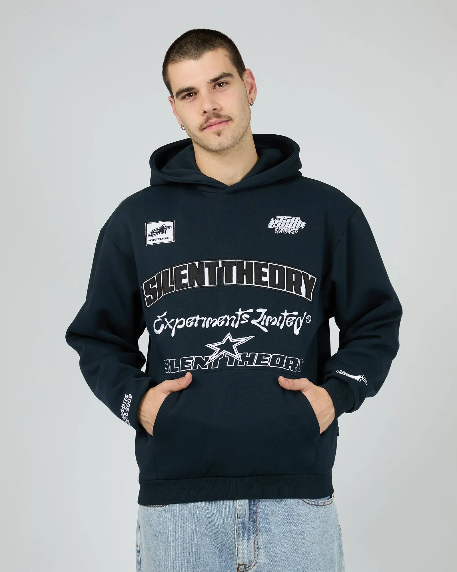 Fashion Comfort product anniversary charm 350 Club Hoodie Navy