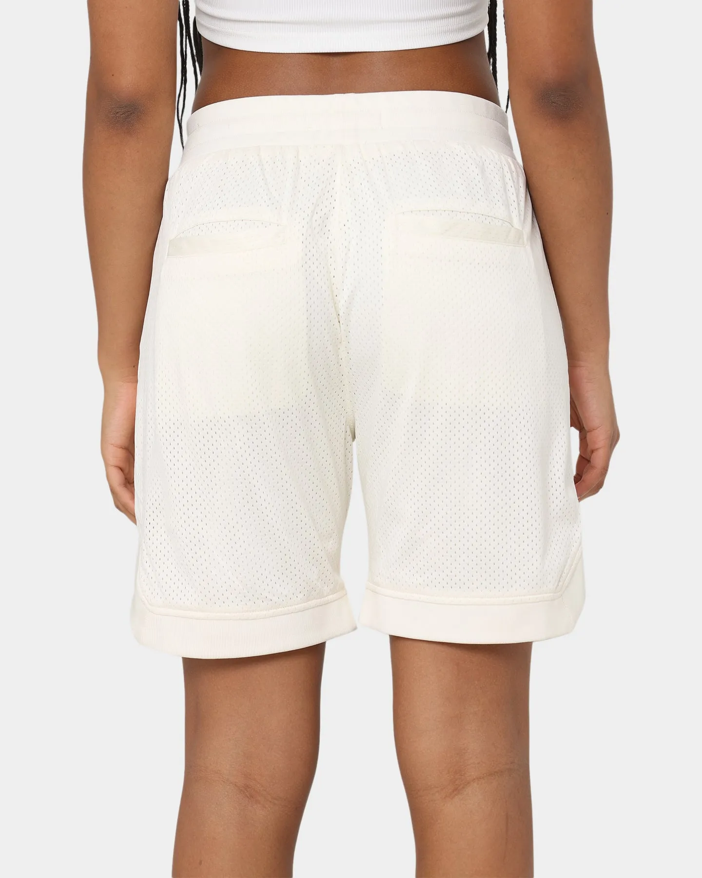 404 Premium Athletics Basketball Shorts Off White No Wrinkle