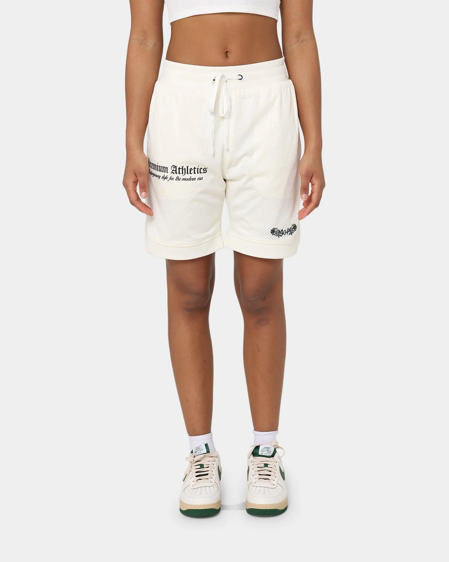 404 Premium Athletics Basketball Shorts Off White souvenir choice