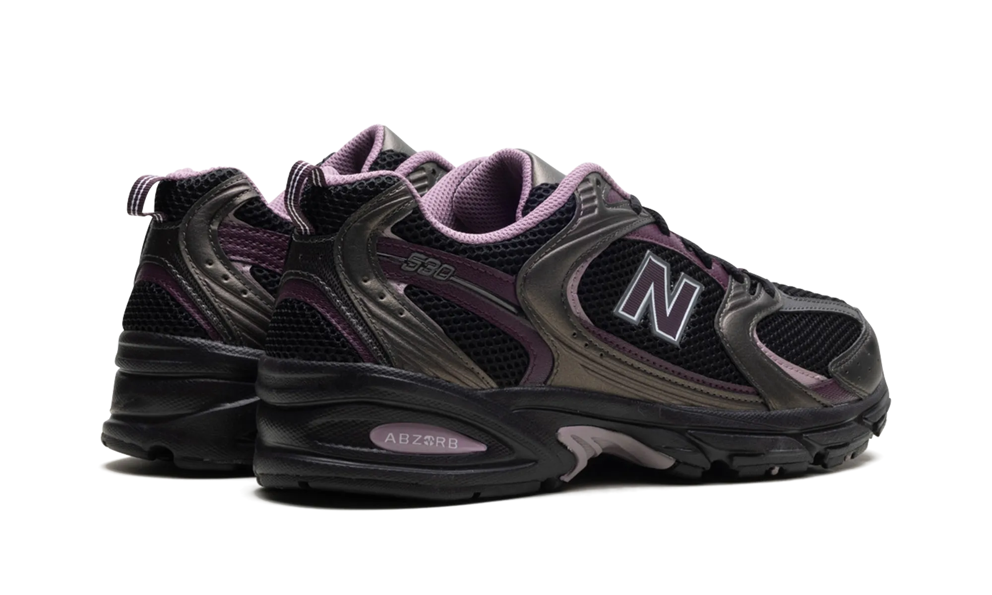 Fashionable Step SweatWicking 530 "Black Metallic Plum Brown"