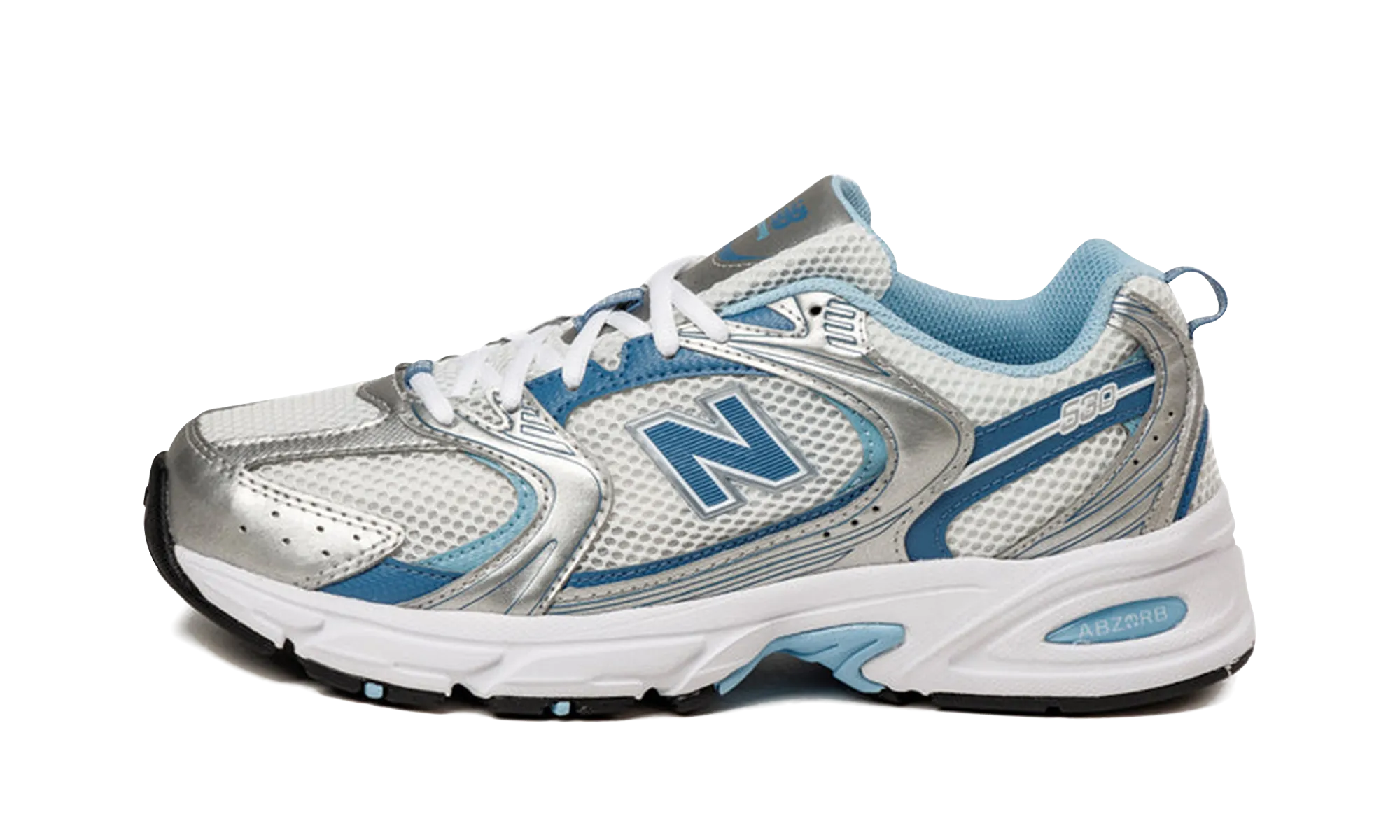 530 "Silver Metallic Heron Blue" Outdoor Escape Cloud Fit