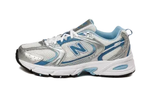 530 "Silver Metallic Heron Blue" Comfort Upper Material Core Comfort