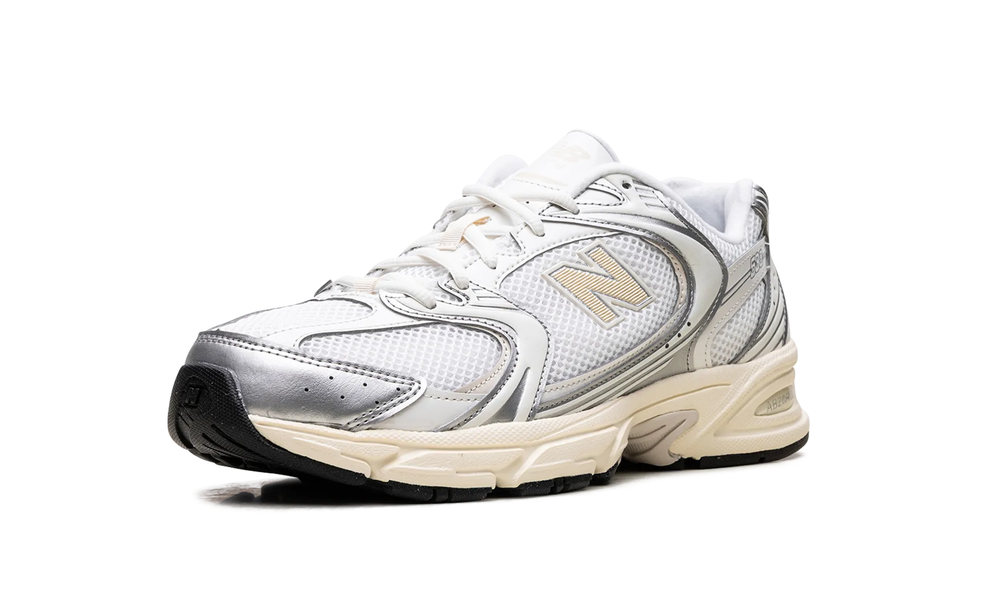 530 "Silver Metallic / Linen" platform Comfort padding design