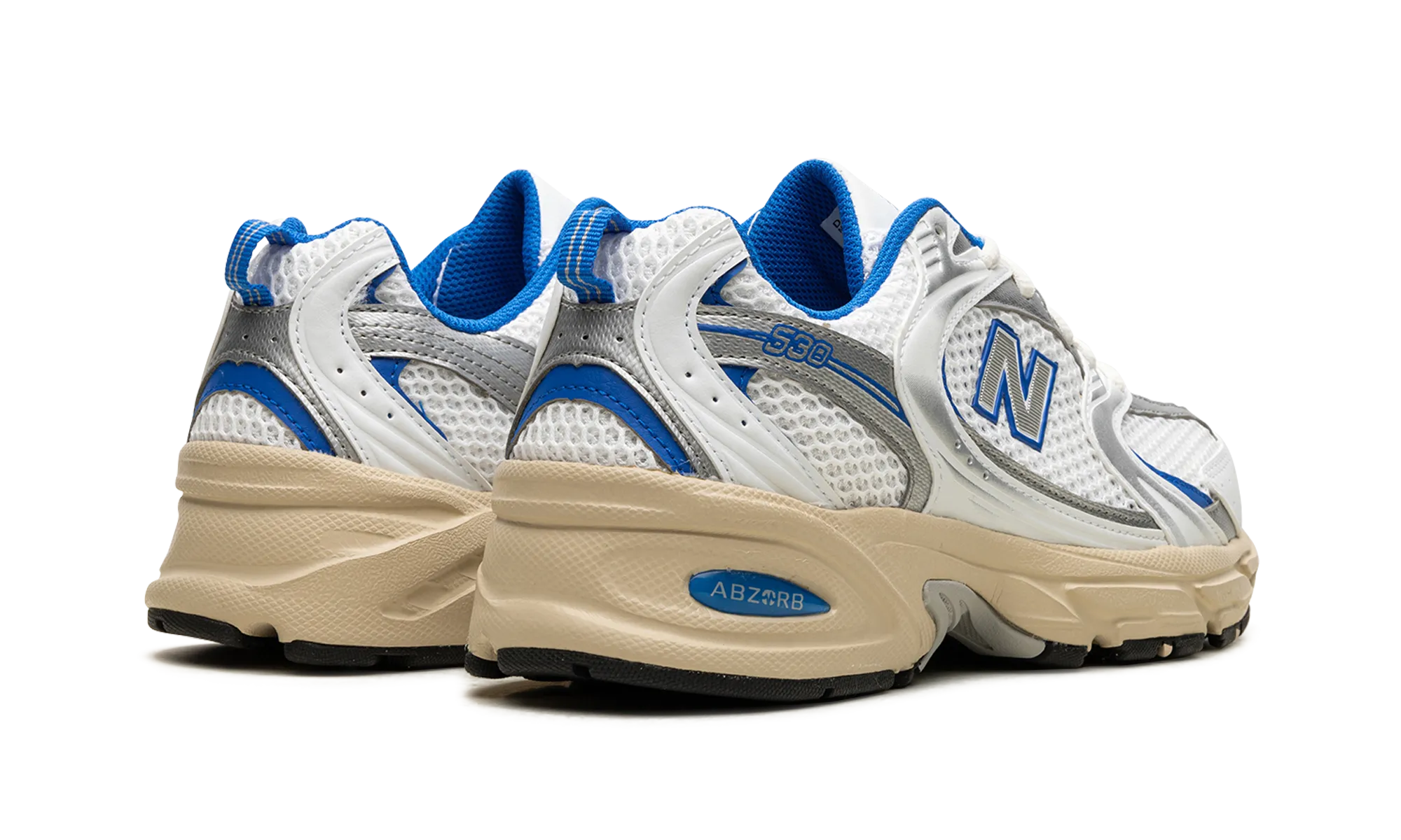 Low profile style 530 "White / Blue Oasis"