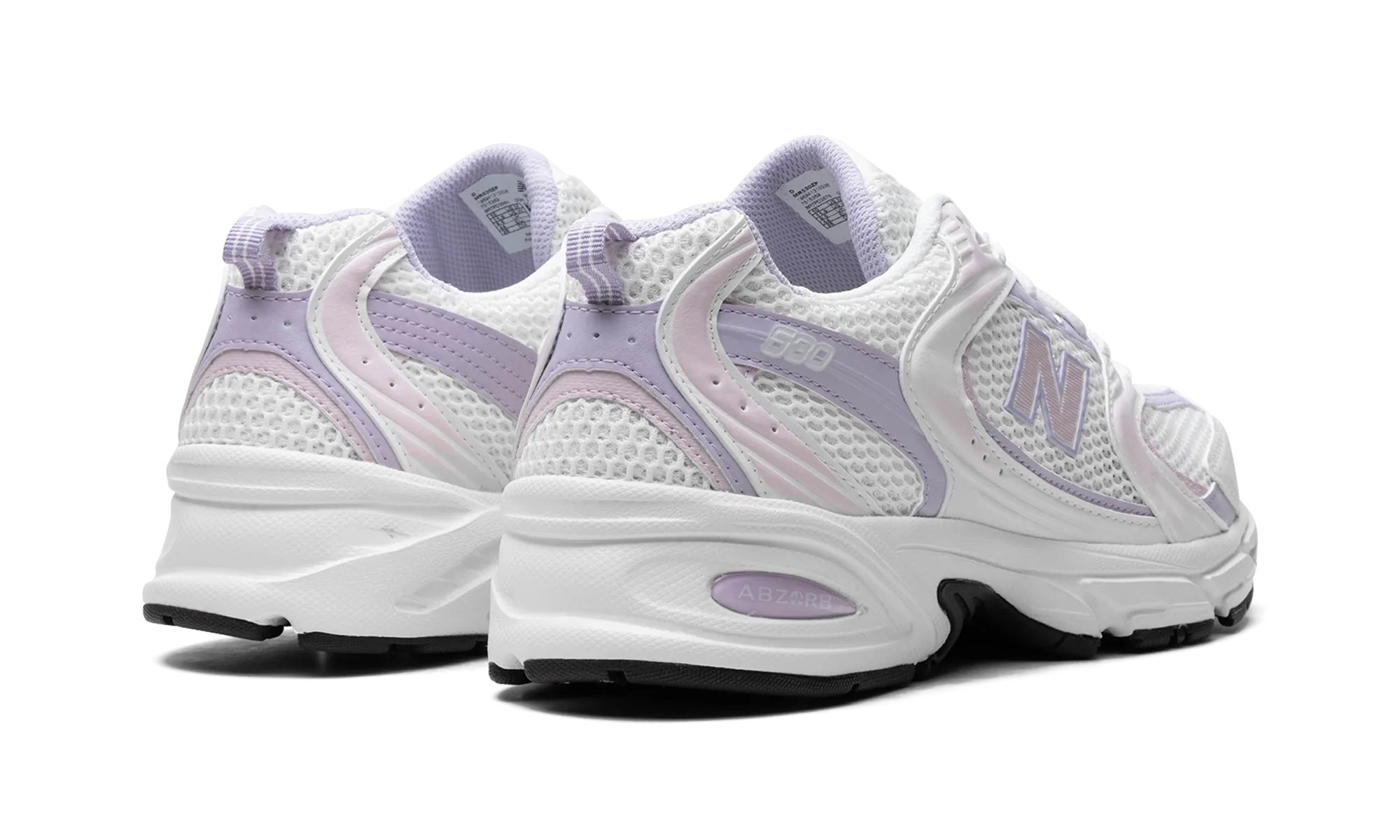 530 "White / Purple" Anti Slip Traction