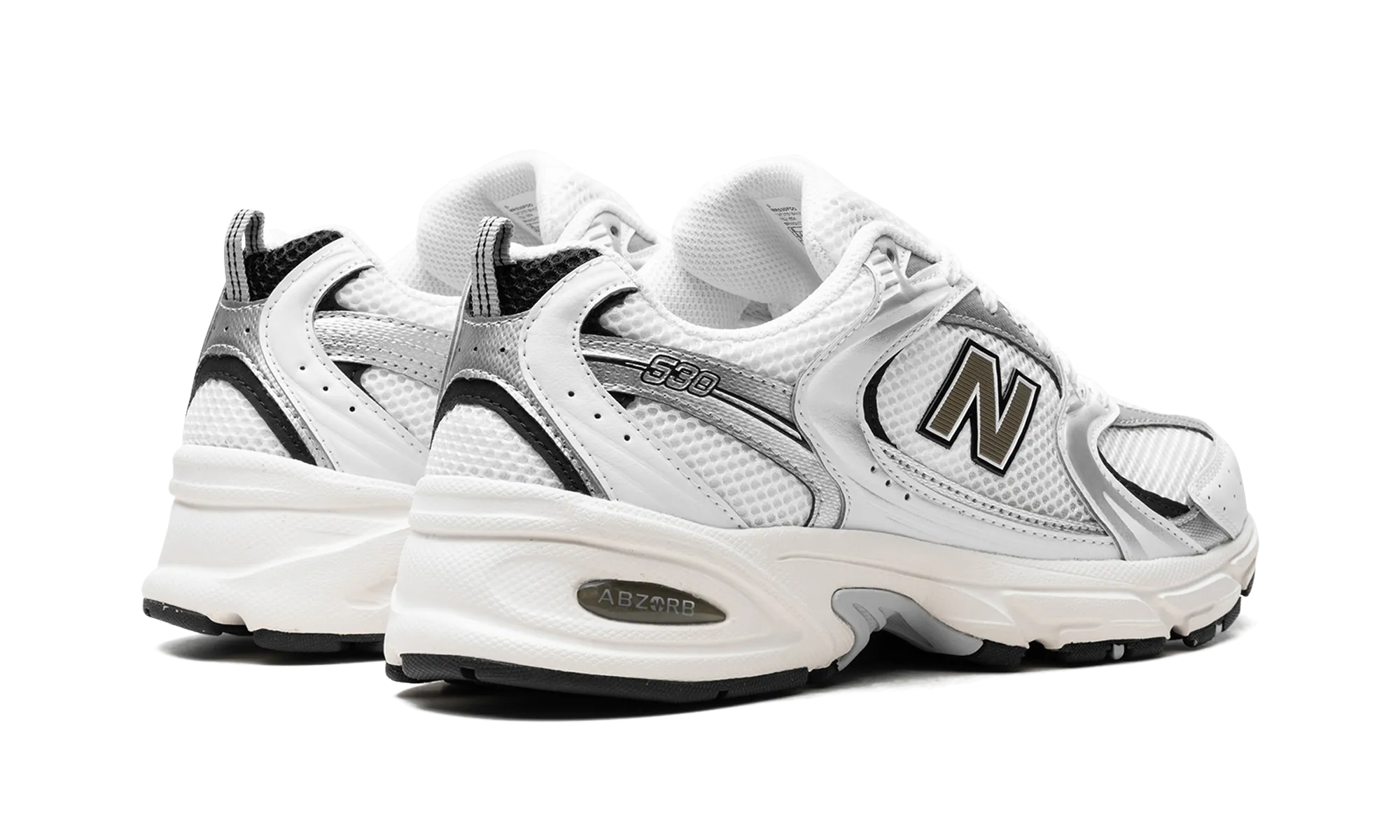 530 "White Silver Black" Adjustable Lace System