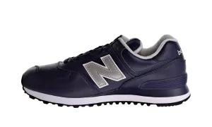 Contoured Footbed 574 Classics "Navy/Silver"