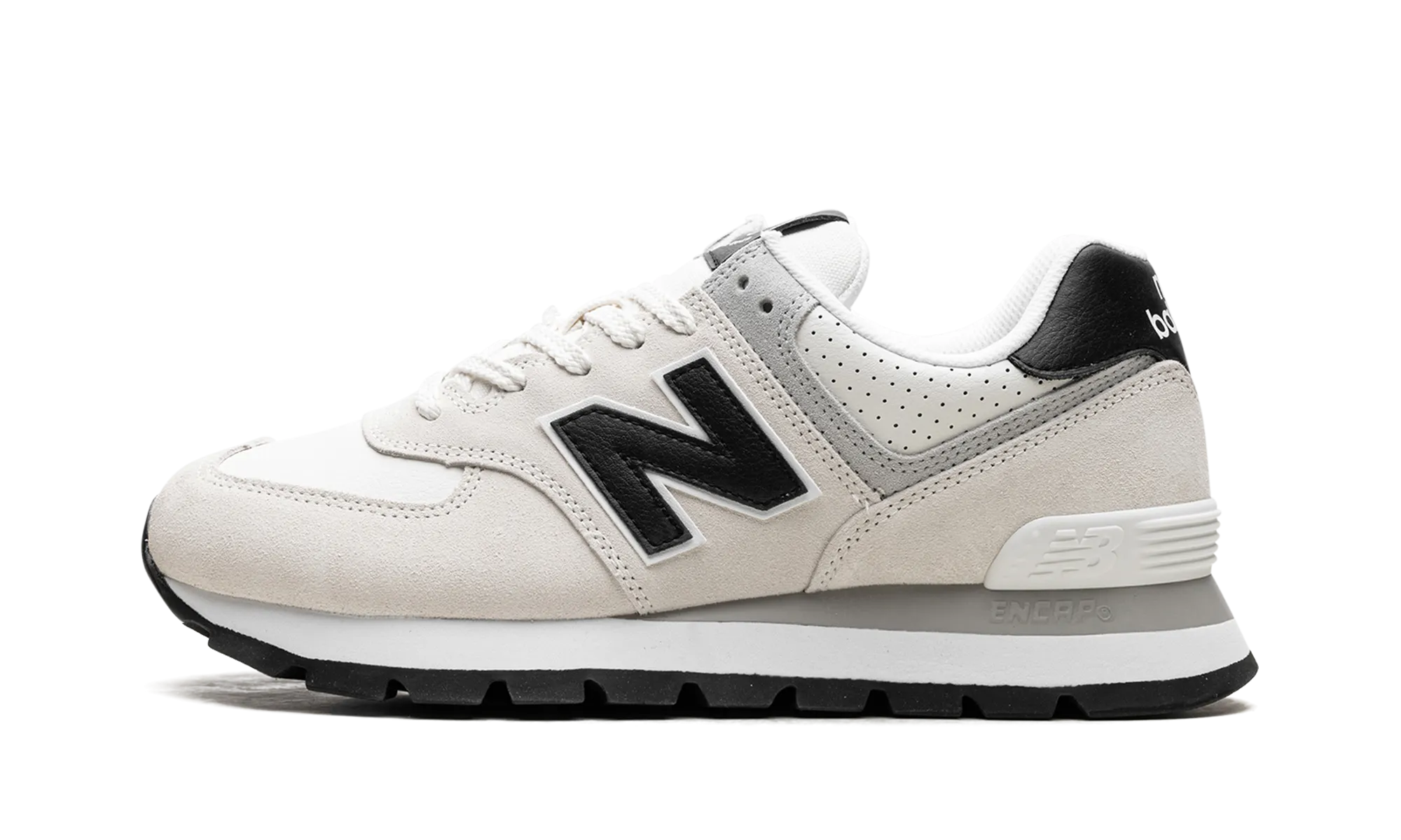 Grab Now Low Impact Landing Design 574 Rugged "White Black"