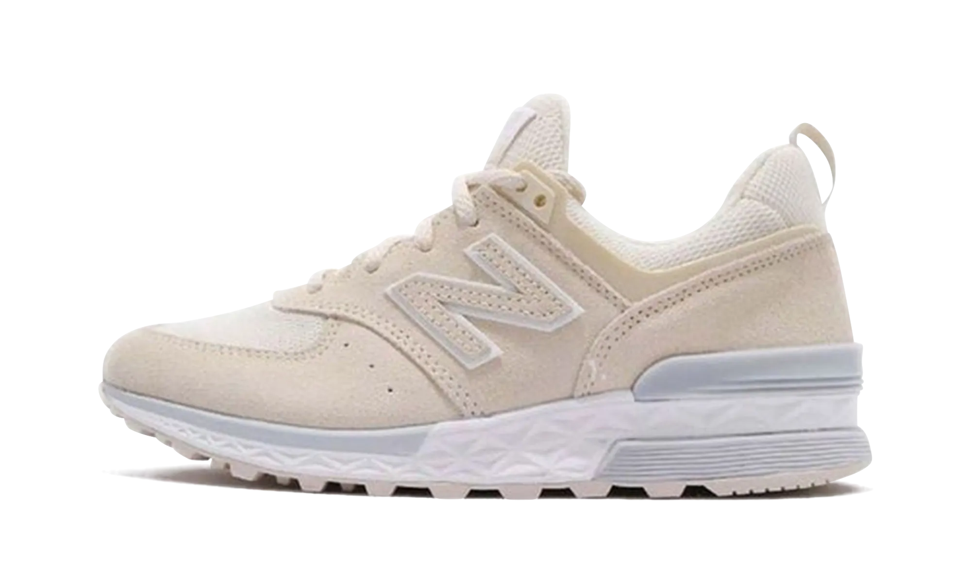 574 Sport WMNS "Creamy Wheat" Clean White