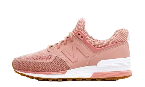 574 WMNS "Dusted Peach" night walk Knitted Warm