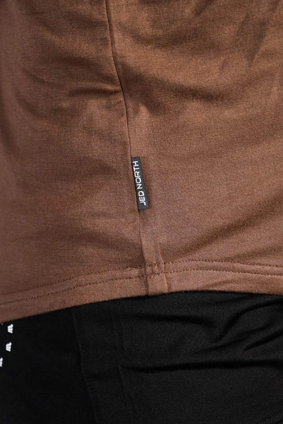 Classic Bodybuilding Racerback Stringer - Walnut Brown Reinforced Shoulder Structure Street Style