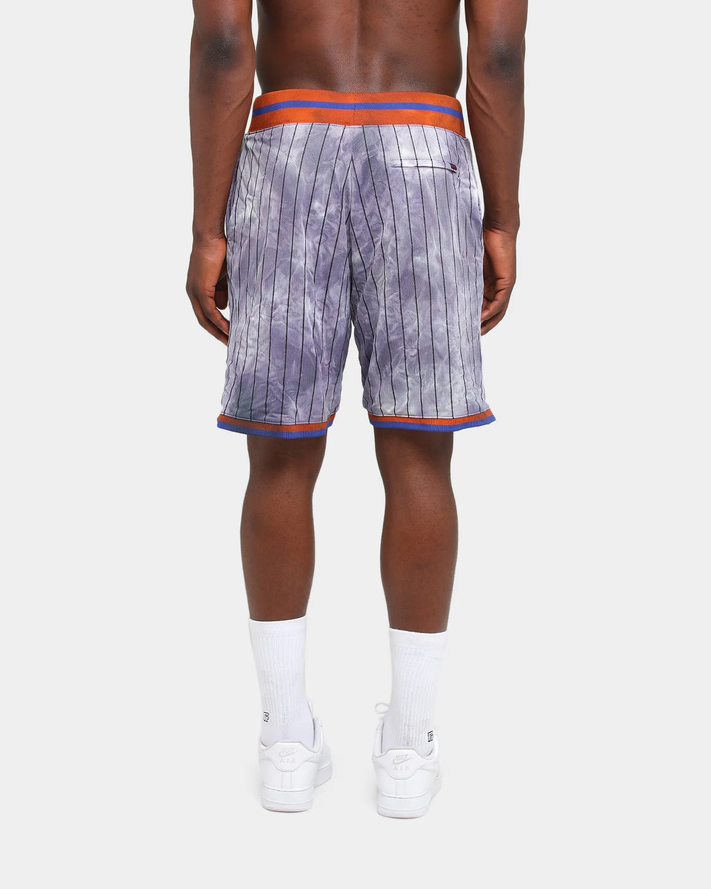 Supreme Dyed Basketball Shorts Royal Mood Wear Metallic accents