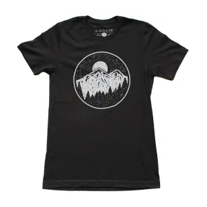 Night Sky Tee Minimal Layers Garment Washed Texture