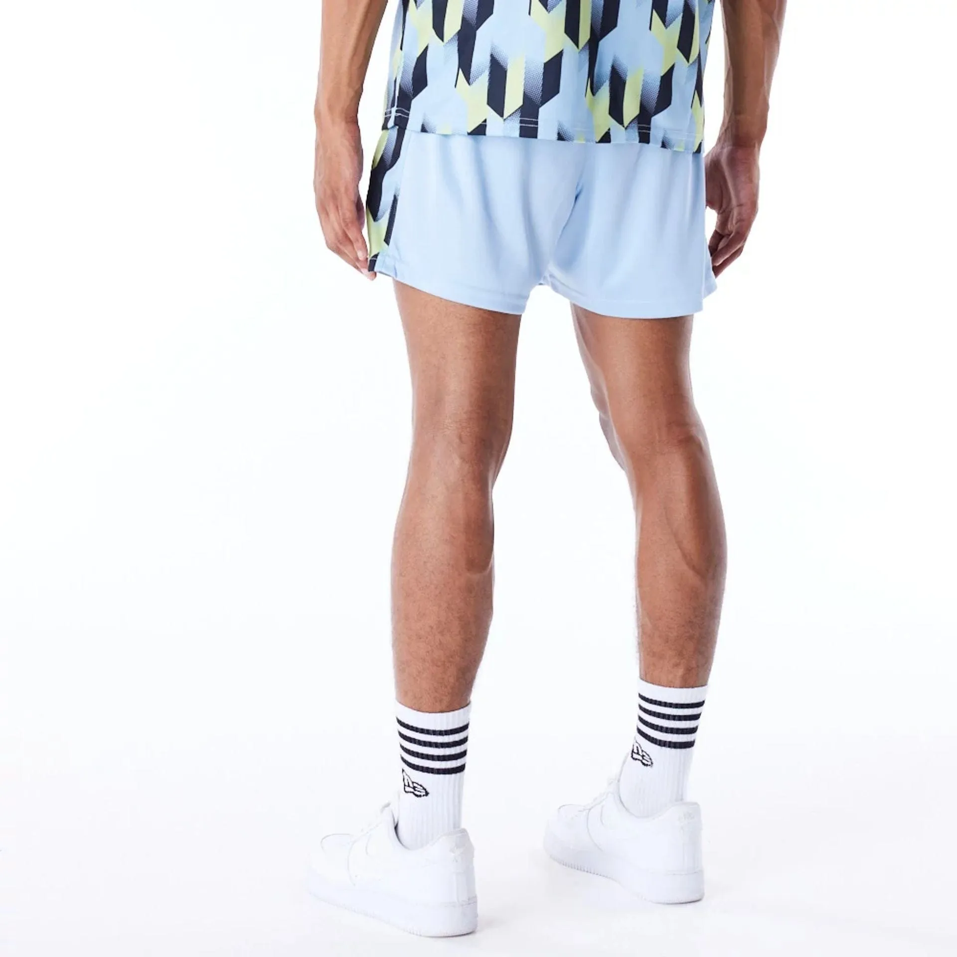 Milwaukee Bucks NBA Soccer Pastel Blue Short Shorts Retro Style