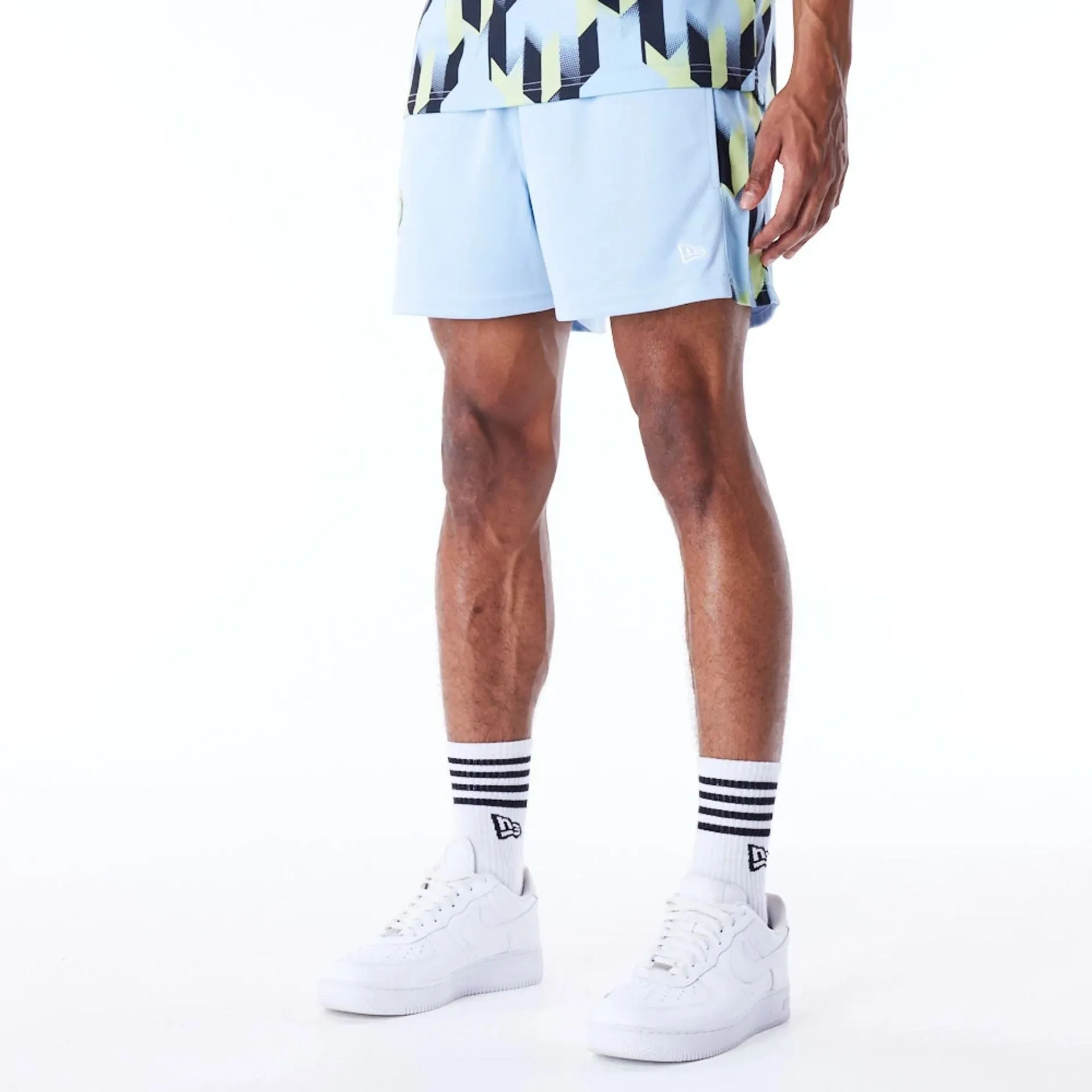 Cool Comfort Milwaukee Bucks NBA Soccer Pastel Blue Short Shorts