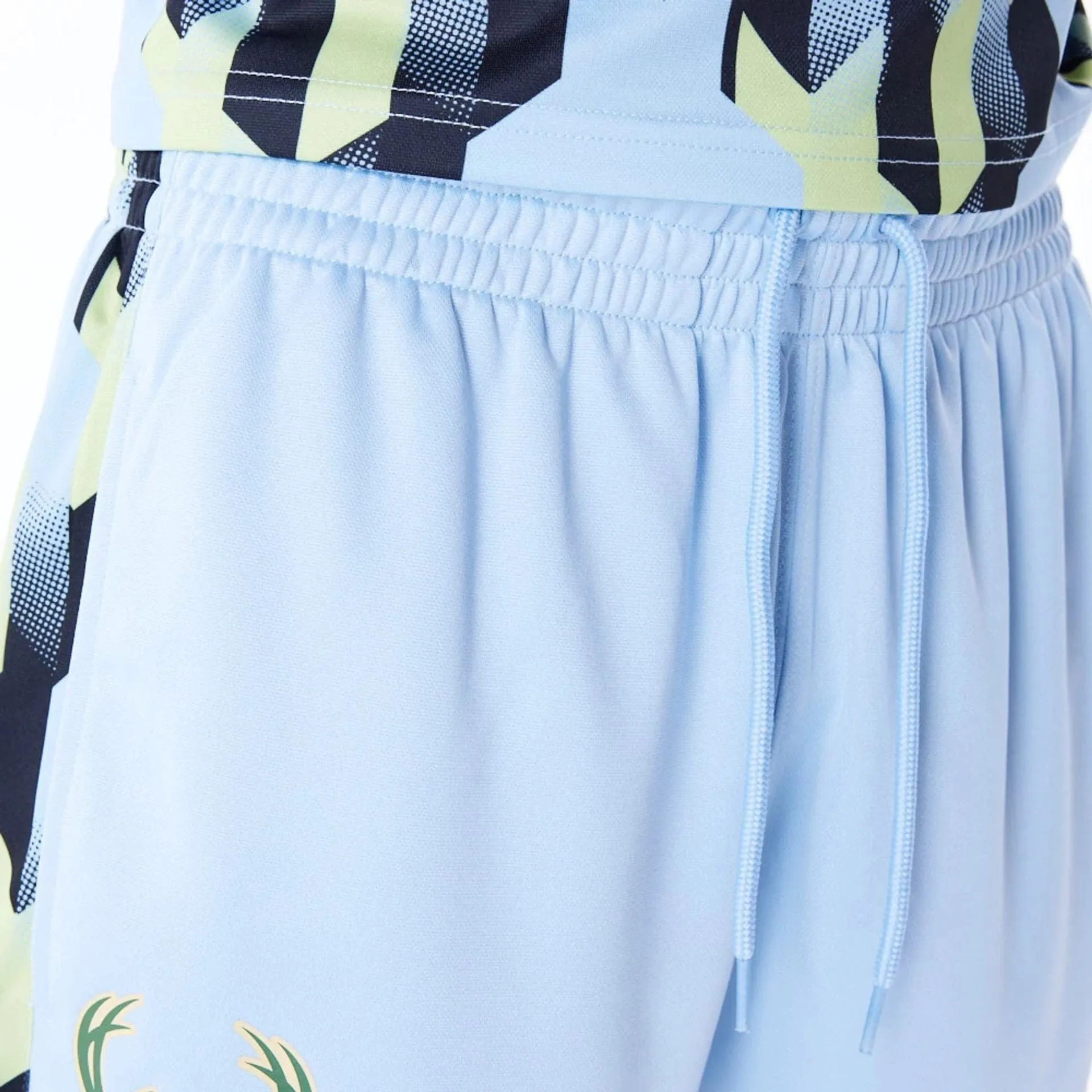 Milwaukee Bucks NBA Soccer Pastel Blue Short Shorts Reinforced Hemlines