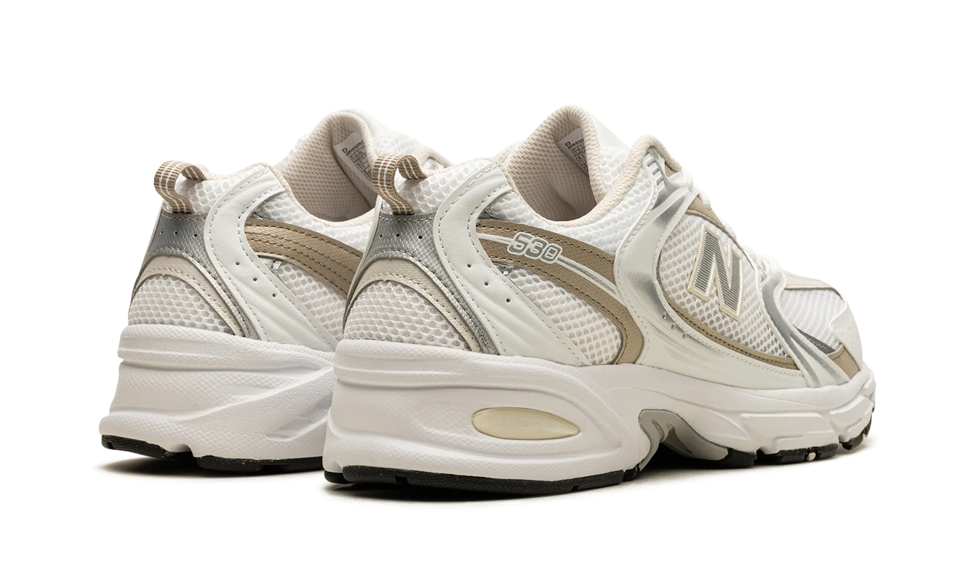 530 "White / Stoneware / Linen" Simple Vibe Leather Upper