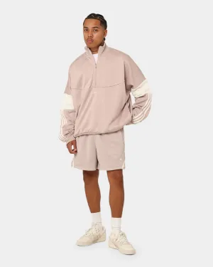Wool blend Adidas Basketball Mesh Shorts Wonder Taupe/Off White