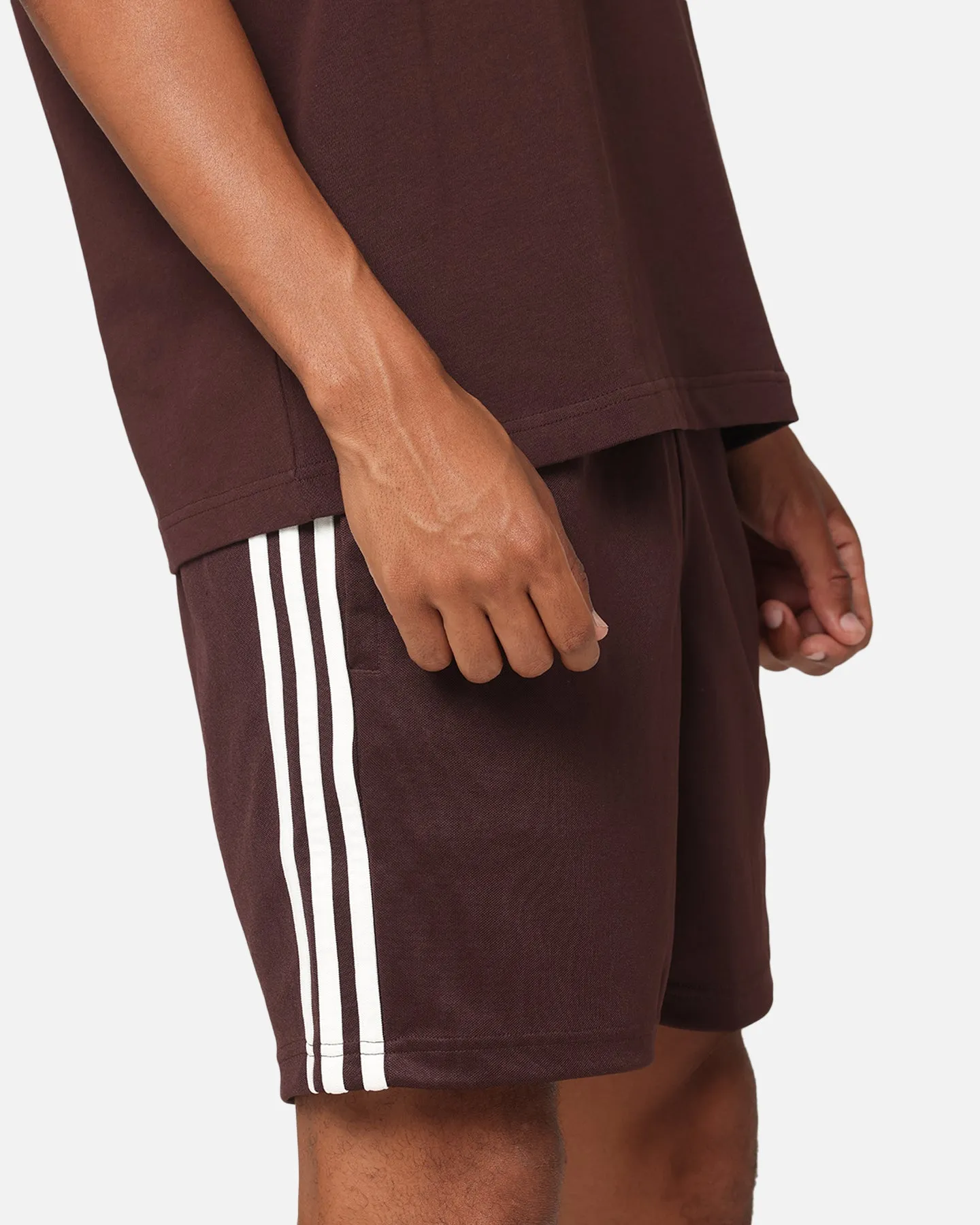Adidas Football Shorts Brown Flexible Gusset Movement Freedom