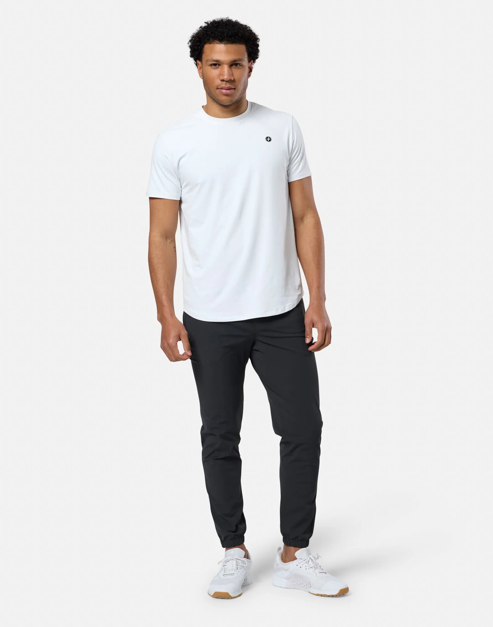 tech fabric Breathable Stretch In Motion Jogger in Midnight Grey