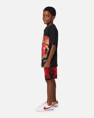 Sporty Look Jordan Kids' Dri-FIT Diamond Shorts Gym Red
