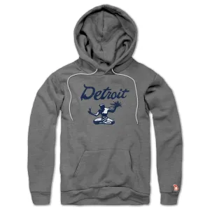DETROIT SPIRIT SCRIPT ALL SEASON HOODIE (UNISEX) Blend Relaxed Fashion