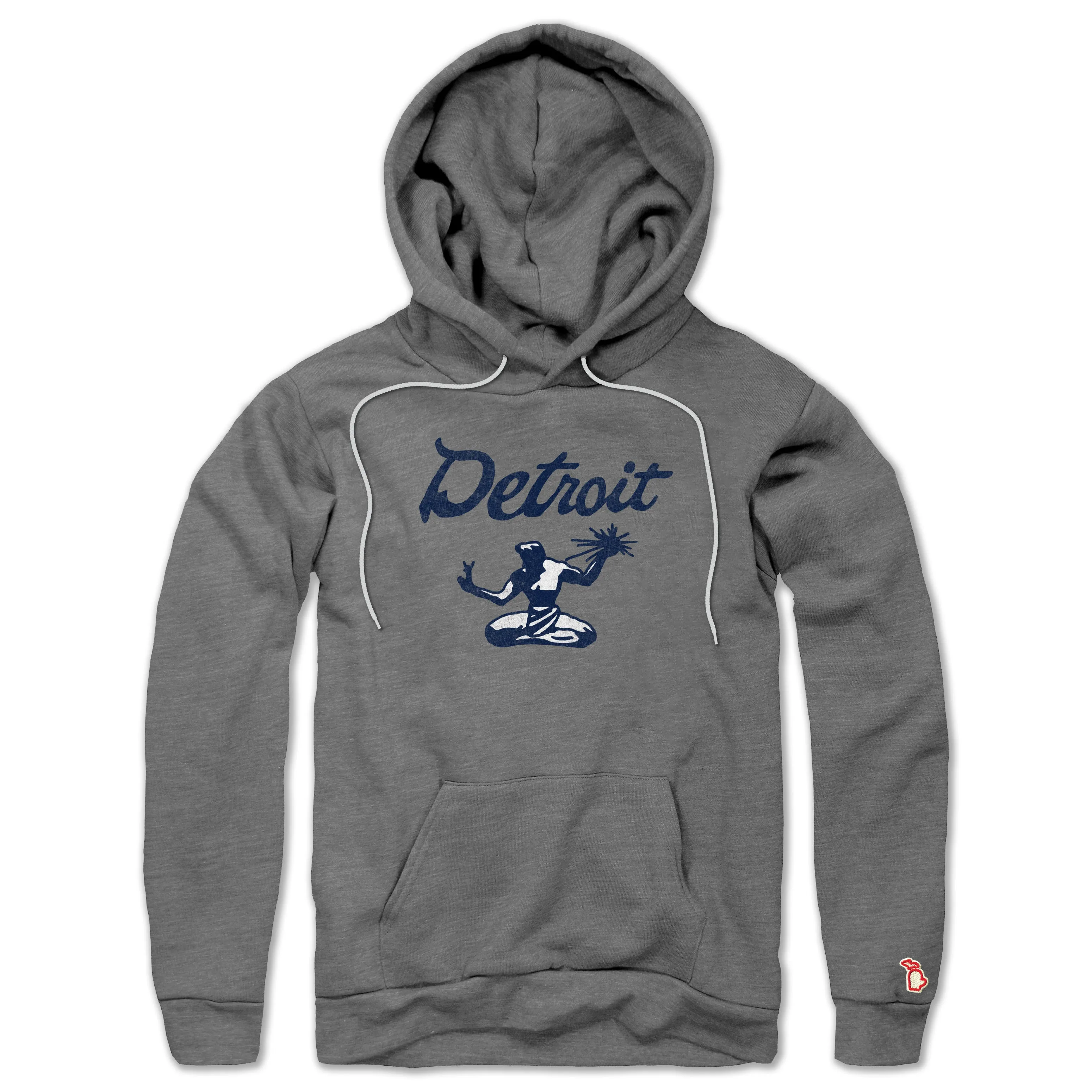 DETROIT SPIRIT SCRIPT ALL SEASON HOODIE (UNISEX) Blend Relaxed Fashion
