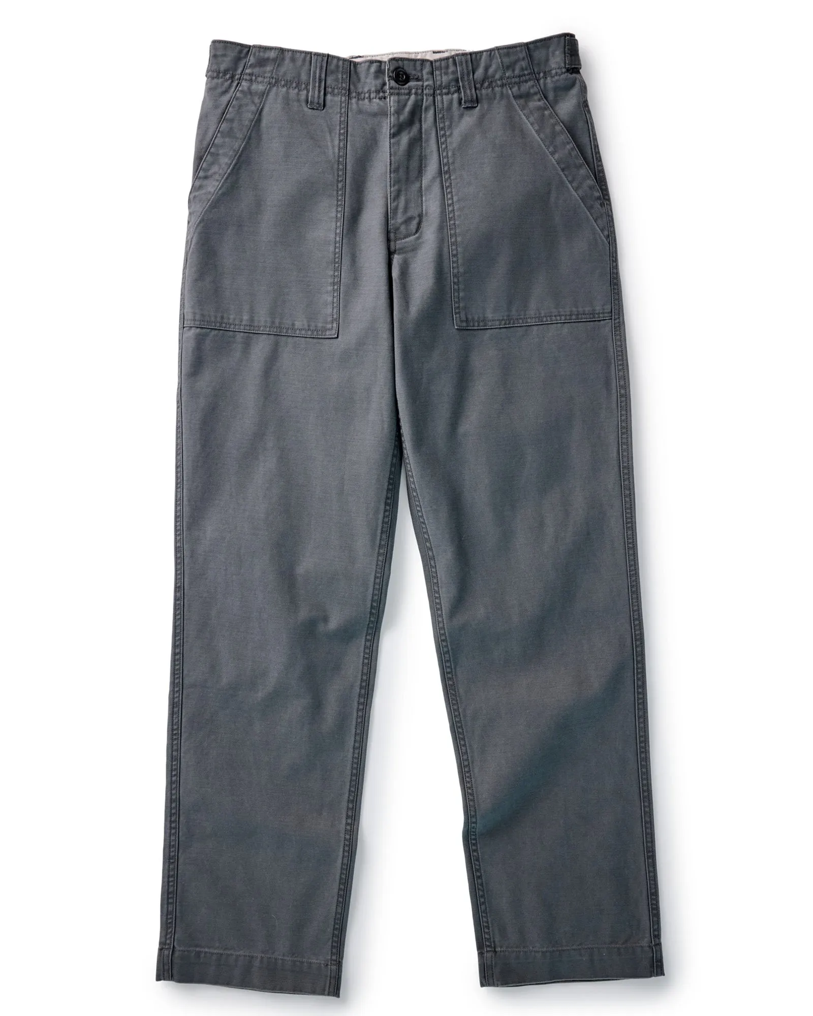 The Surplus Pant in Faded Black Reverse Sateen Cozy Touch Modern Utility