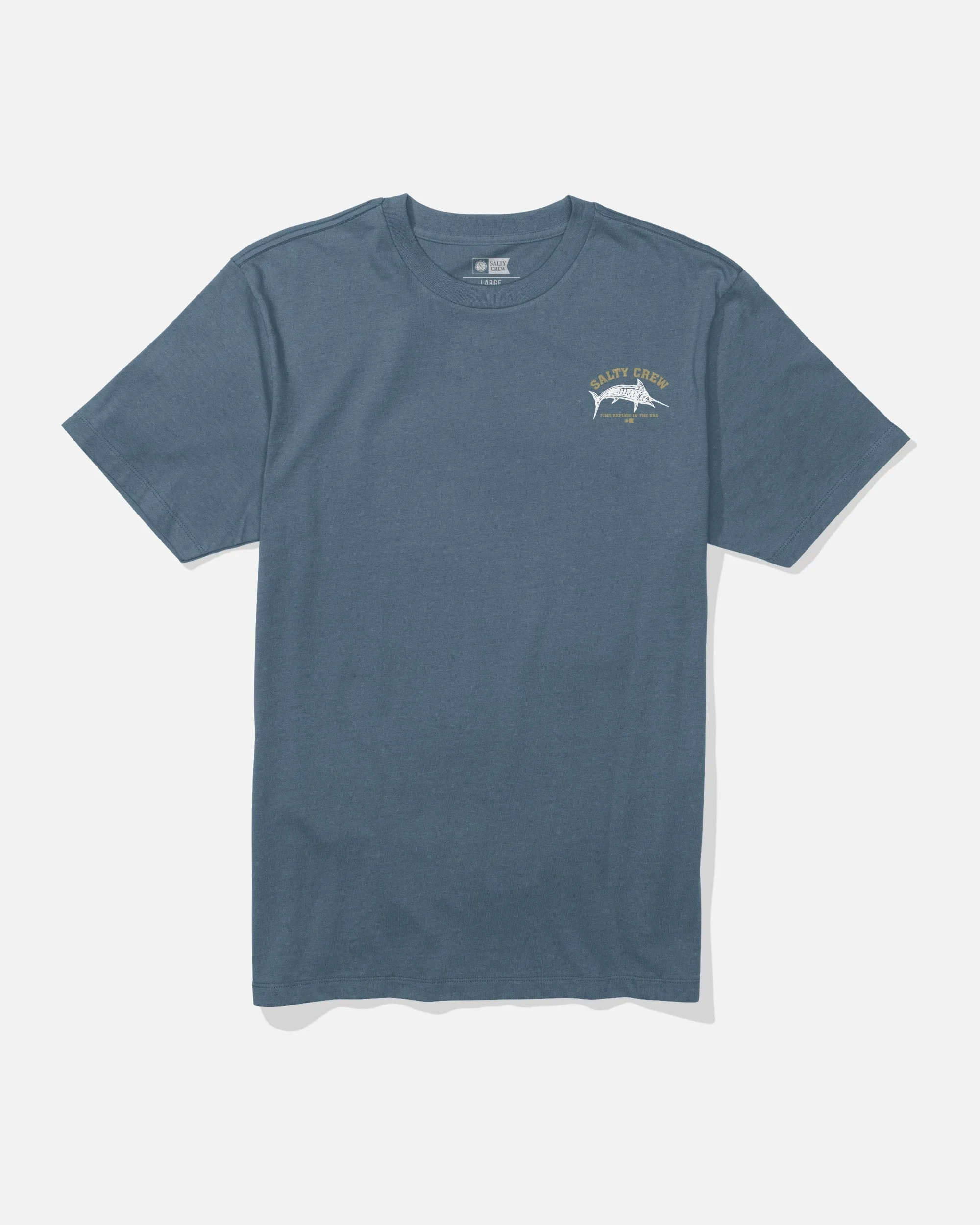 Bill Fishing Ss Tee - Slate Breathable Wear Fit