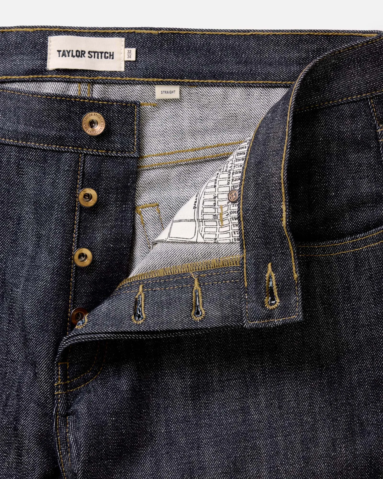 No Chafe The Straight Jean in Rigid Organic Selvedge