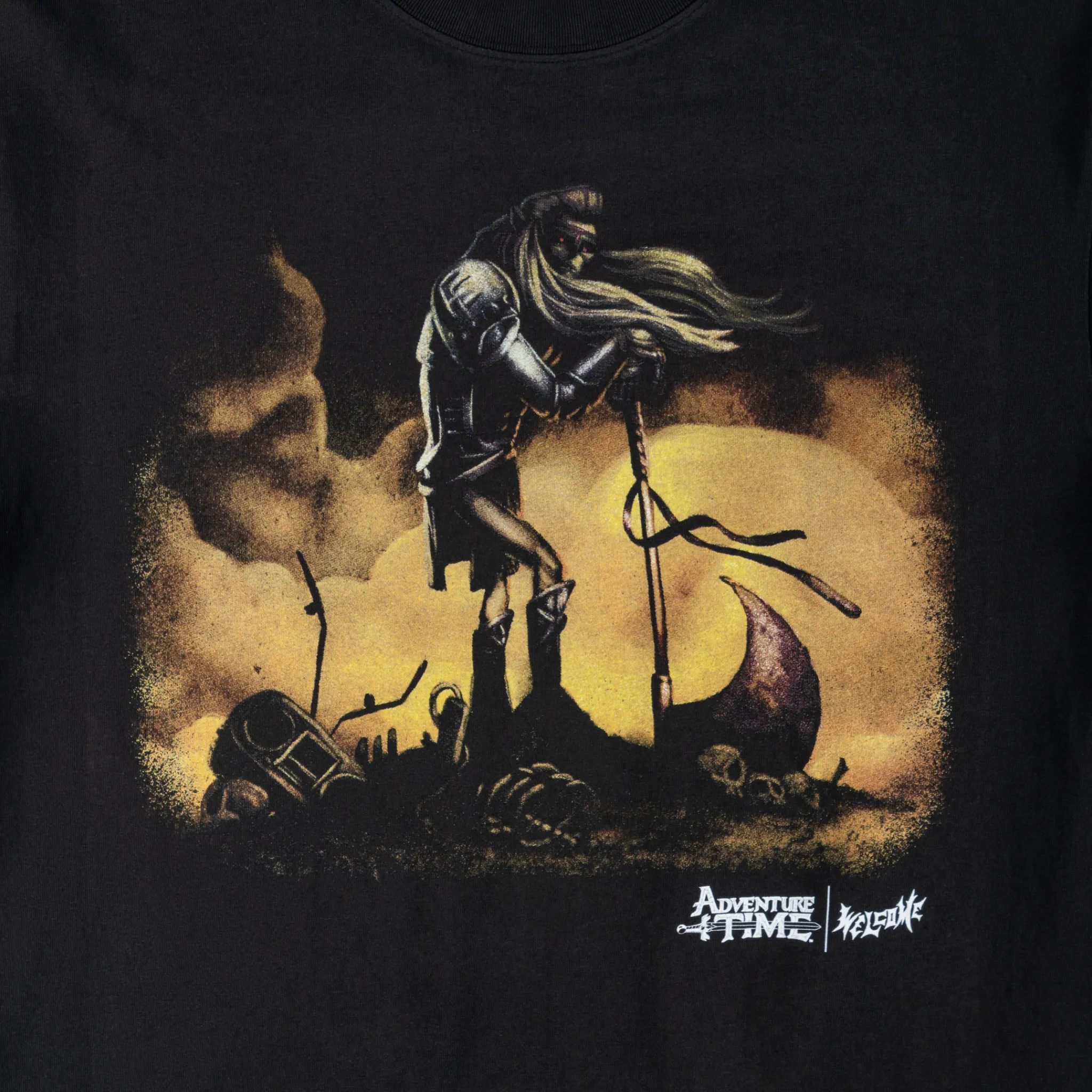 ADVENTURE TIME X WELCOME - Billy Boxy Garment-Dyed Tee Relax Trend