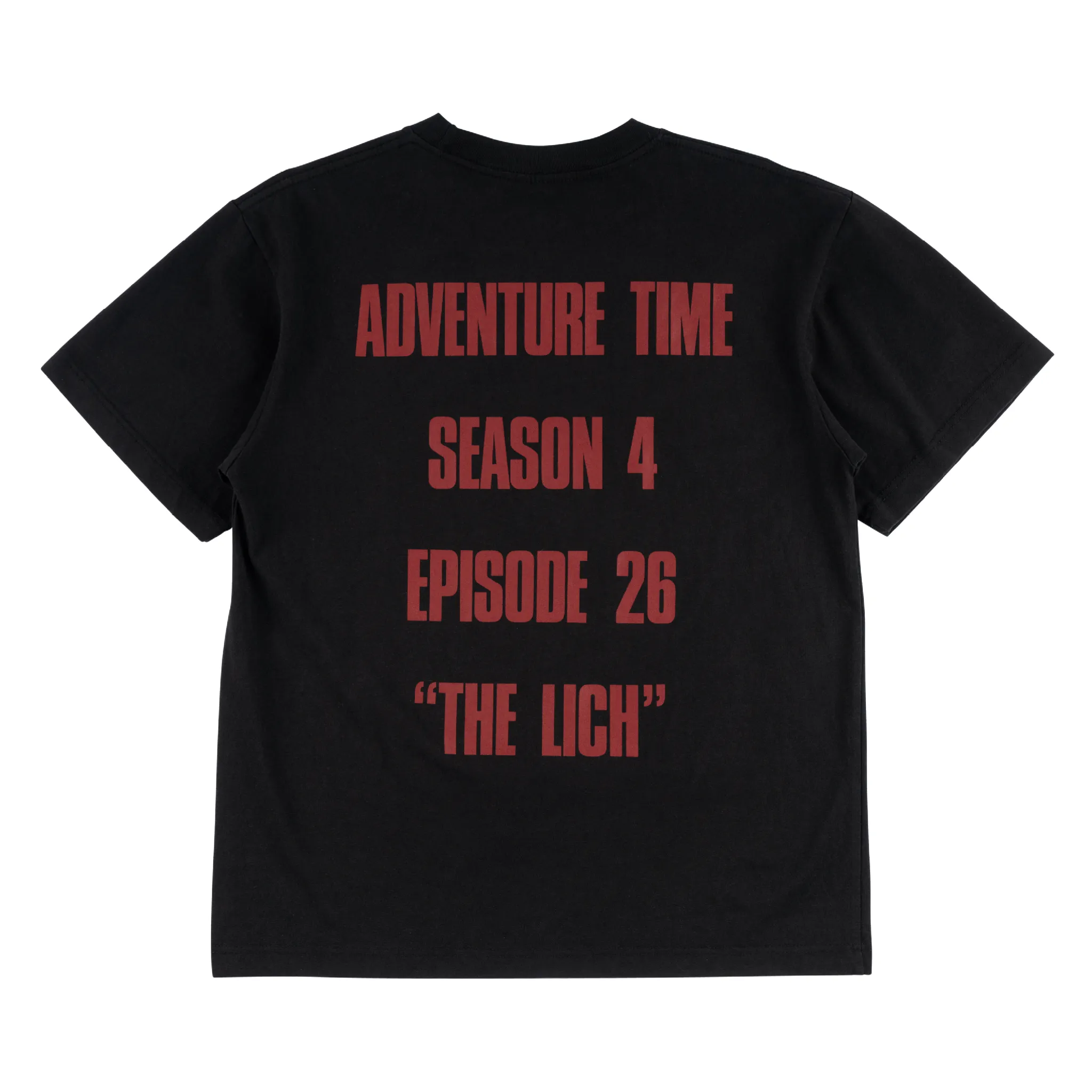ADVENTURE TIME X WELCOME - The Lich Boxy Garment-Dyed Tee fade resistant color Relaxed Style