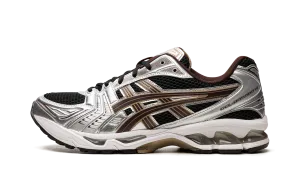 Gel Kayano 14 "Black Coffee" Street Walks Comfortable Forefoot
