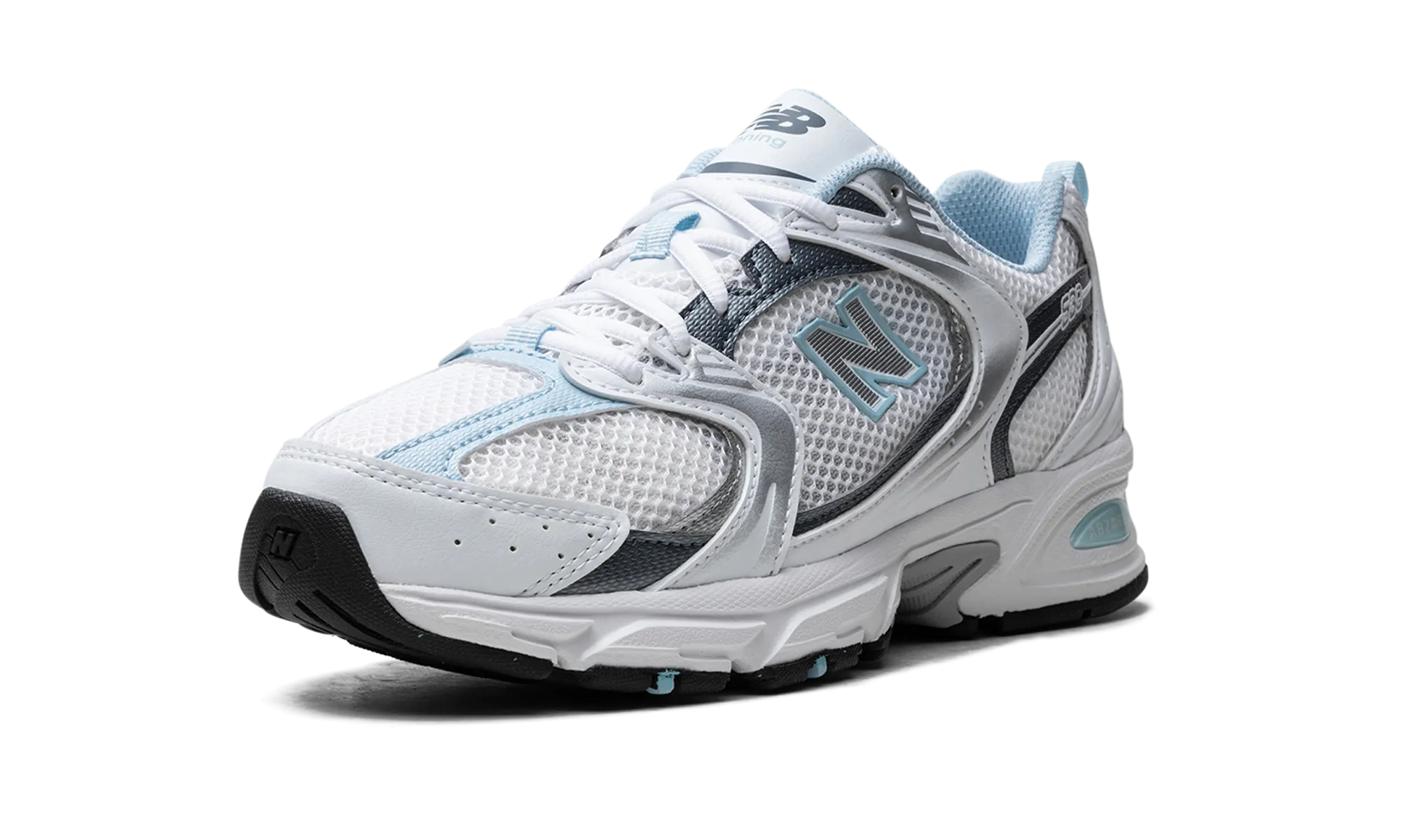 530 "White / Dark Arctic Grey / Light Chrome Blue" Travel Walker