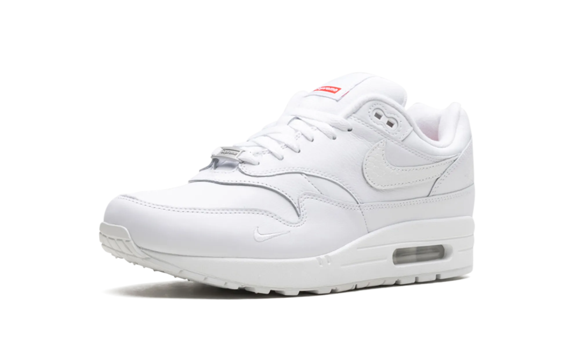 Air Max 1 '87 SP "Supreme Triple White" City Bright Contoured Arch Bridge
