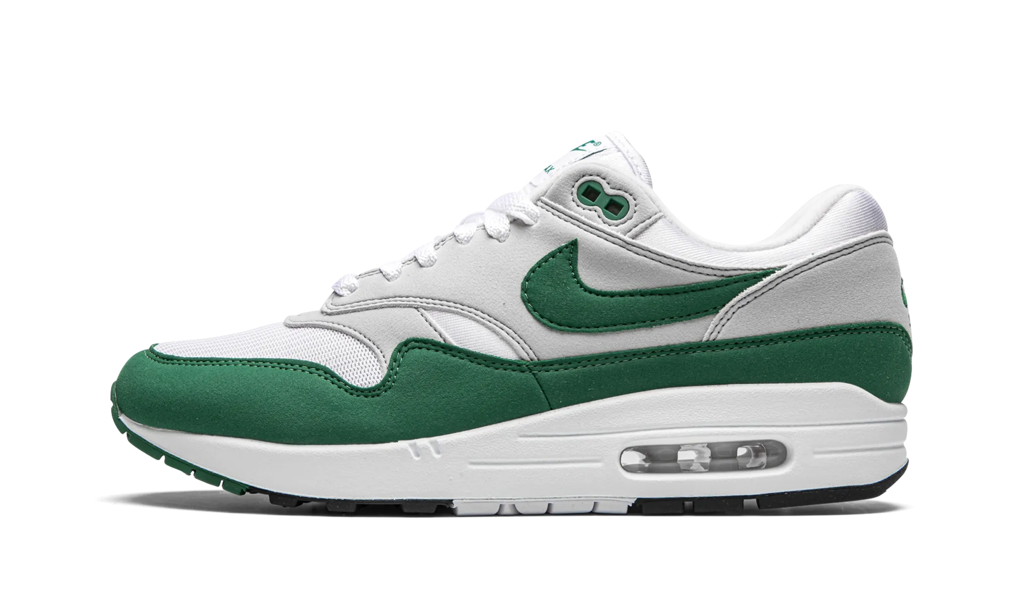 Smooth zipper closure Show Stage Air Max 1 Anniversary "Hunter Green"