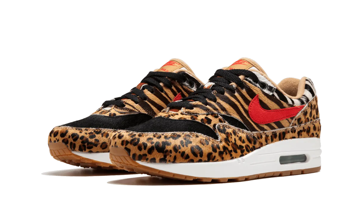 Air Max 1 DLX "Atmos Animal Pack 2.0" Sturdy Build Lace Tie