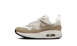 Buckle Fit Strong Step Air Max 1 EasyOn PS "Phantom Light Orewood Brown"