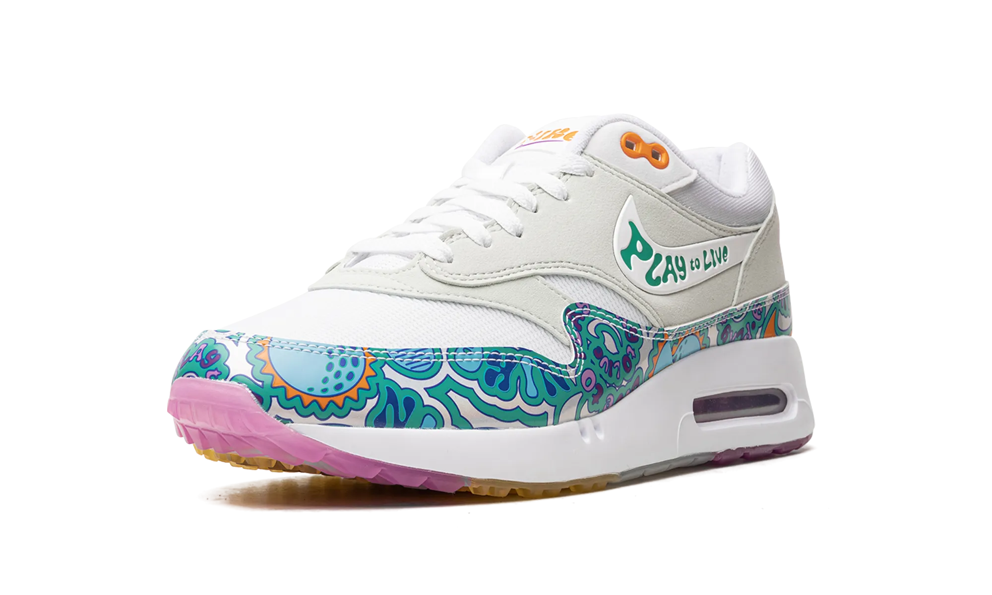 Tech Glow Memory Foam Standing All Air Max 1 Golf "Play To Live"