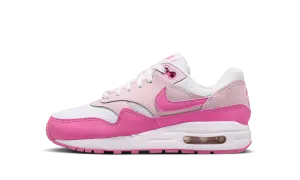 Air Max 1 Grade School "White Pink Foam" Soft Material Comfort toe