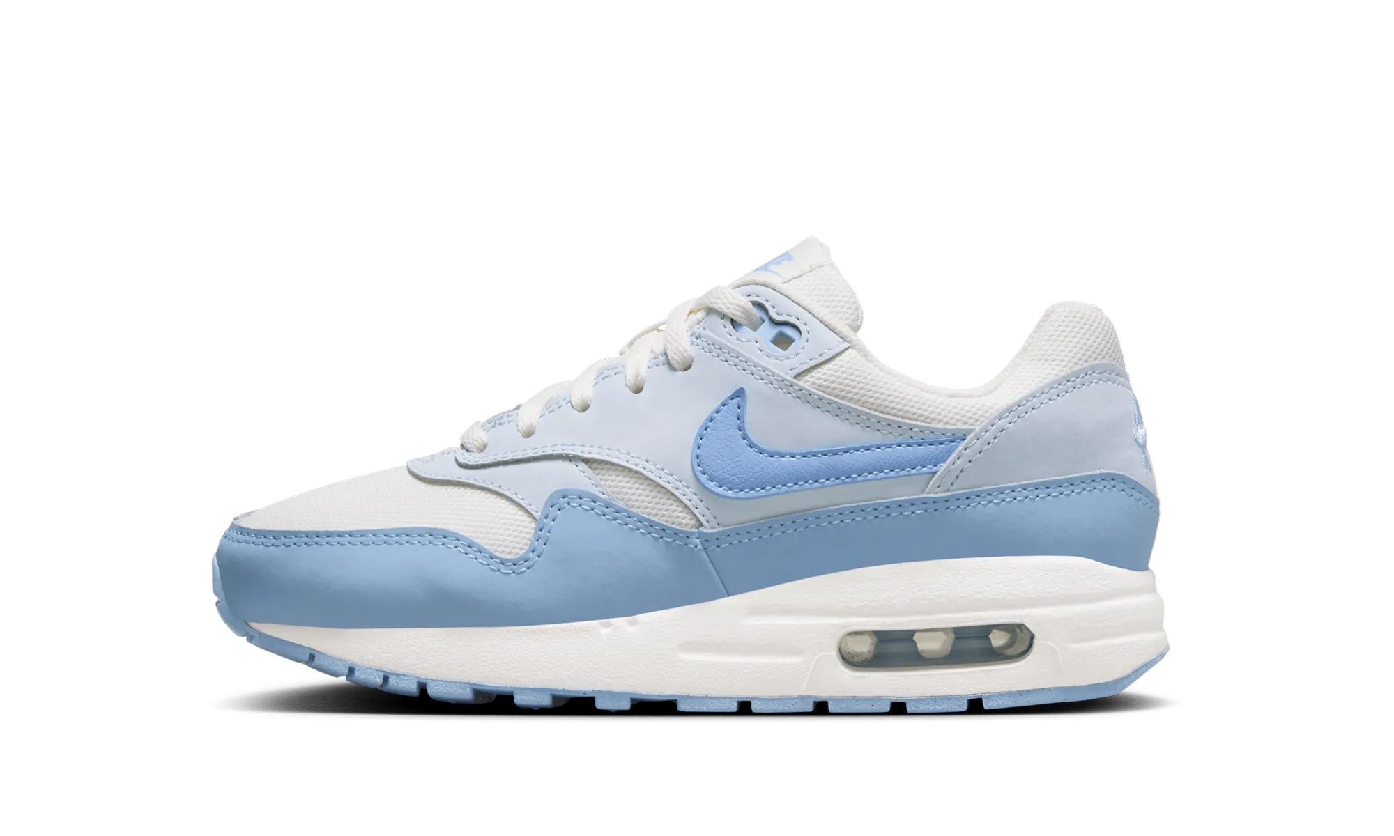 Air Max 1 GS "Sail Blue Tint Psychic Blue" Energy Return Technology