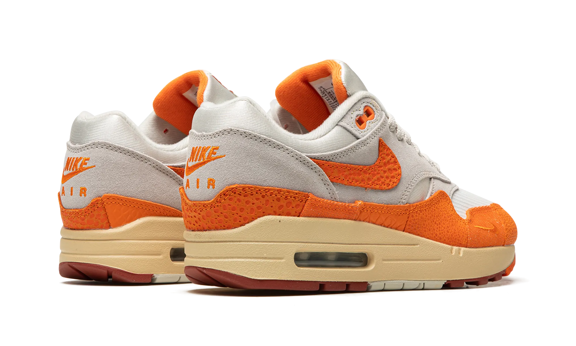 Trend Glow Grip Hold AIR MAX 1 MNS WMNS "Magma Orange"