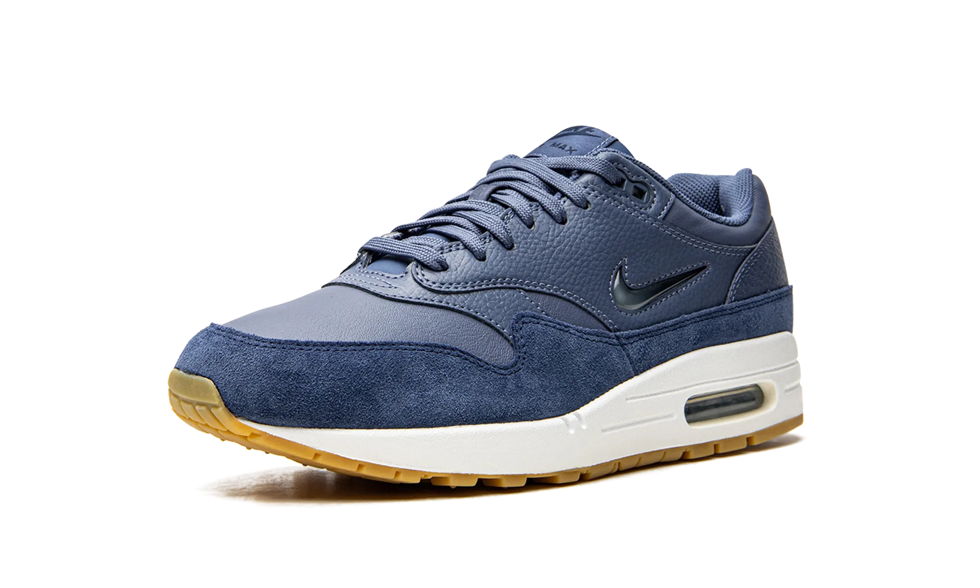 Velvet Soft AIR MAX 1 PREMIUM SC MNS WMNS "Jewel Swoosh - Diffused Blue"