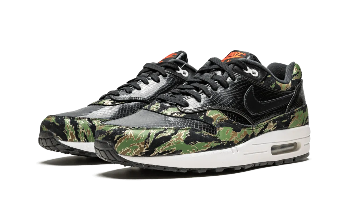 Air Max 1 PRM "Atmos Tiger Camo" Game Edge Strap Mode