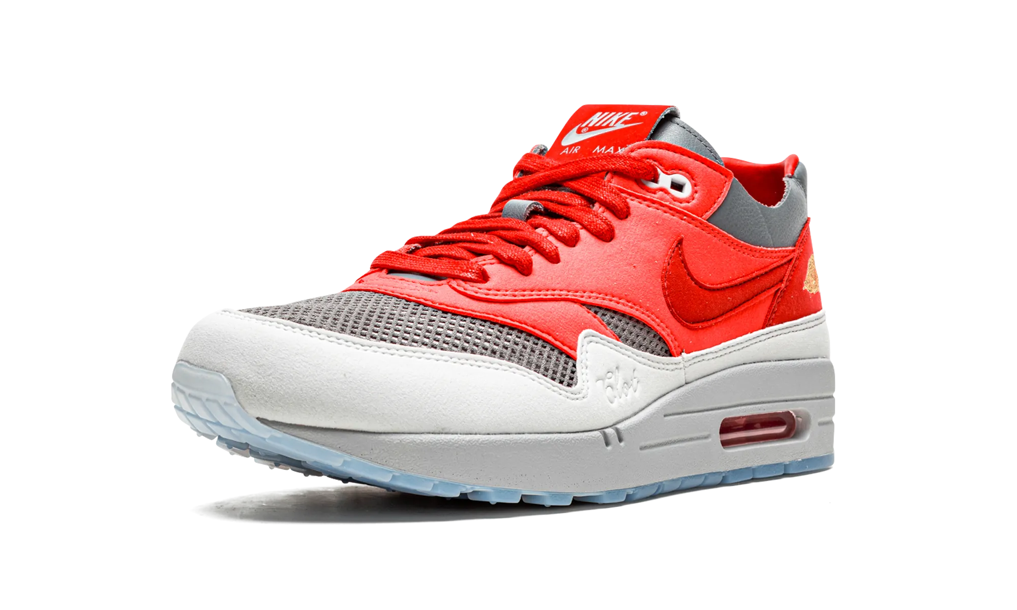 Cushioned Base Work Commute Adjustable Closure Air Max 1 "Clot K.O.D. - Solar Red"