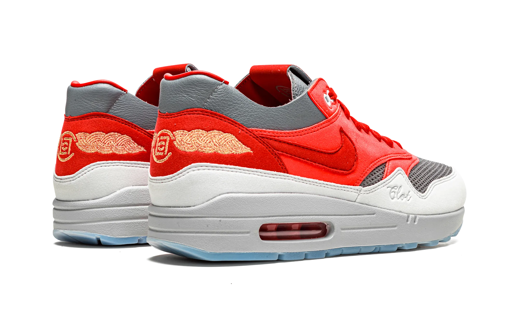Firm Ground Air Max 1 "Clot K.O.D. - Solar Red"