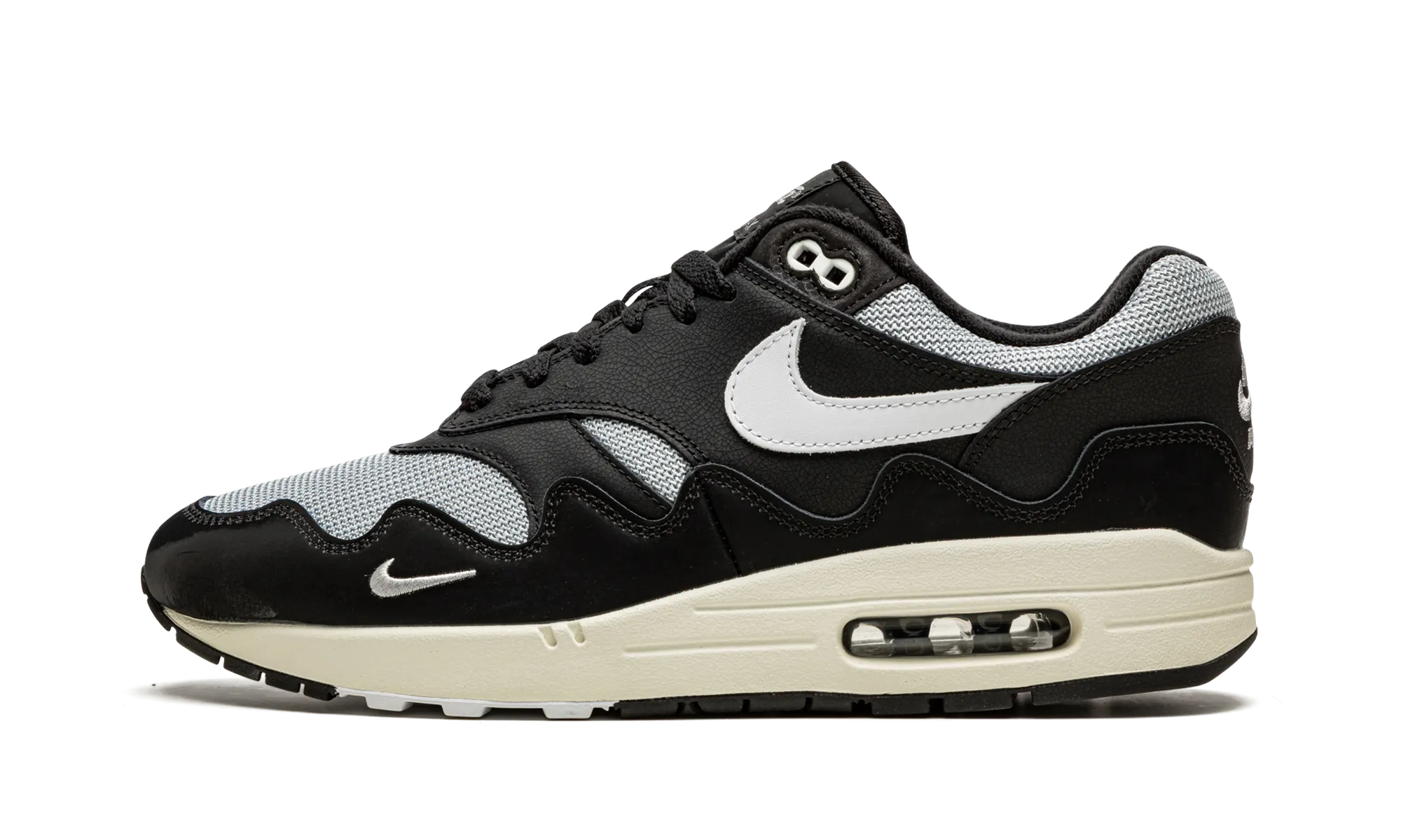 Minimalist Aesthetic Design Swift Glide Air Max 1 "Patta - Black"