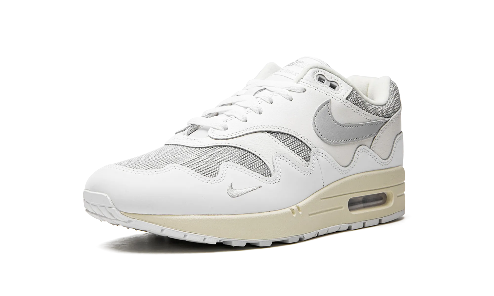 Air Max 1 "Patta - Waves White" Durable Rubber Outsole Agile Fit